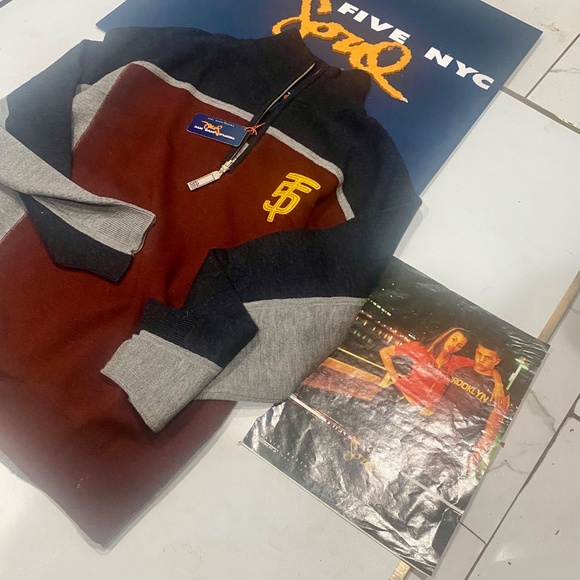 TRIPLE FIVE SOUL Vintage Slim Fit Brooklyn Sweater Top Sz 3X - Picture 6 of 14